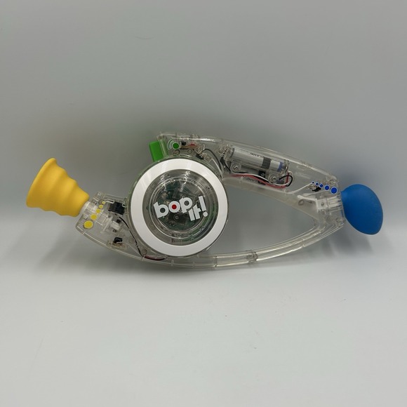 Hasbro Other - Bop It Clear See Through Handheld Electronic Game Pull Shout Twist Tested 2008